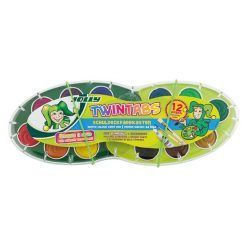 Farby z paletą do mieszania plus biała i pędzle