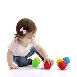 Piłki sensoryczne buźki 6 sztuk