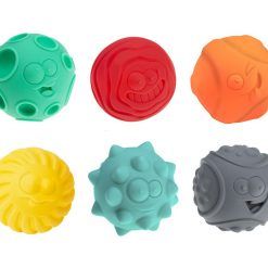 Piłki sensoryczne buźki 6 sztuk