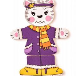 Puzzle kotek do ubierania