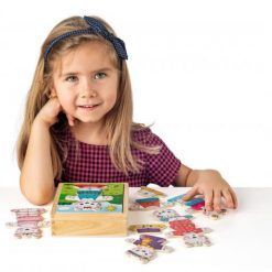 Puzzle kotek do ubierania