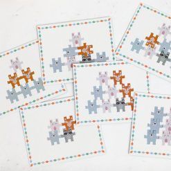 Układanka piramida zwierząt