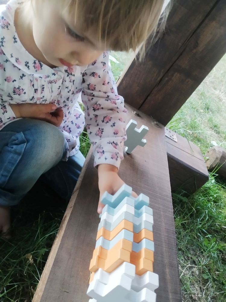 Układanka piramida zwierząt Układanka piramida zwierząt