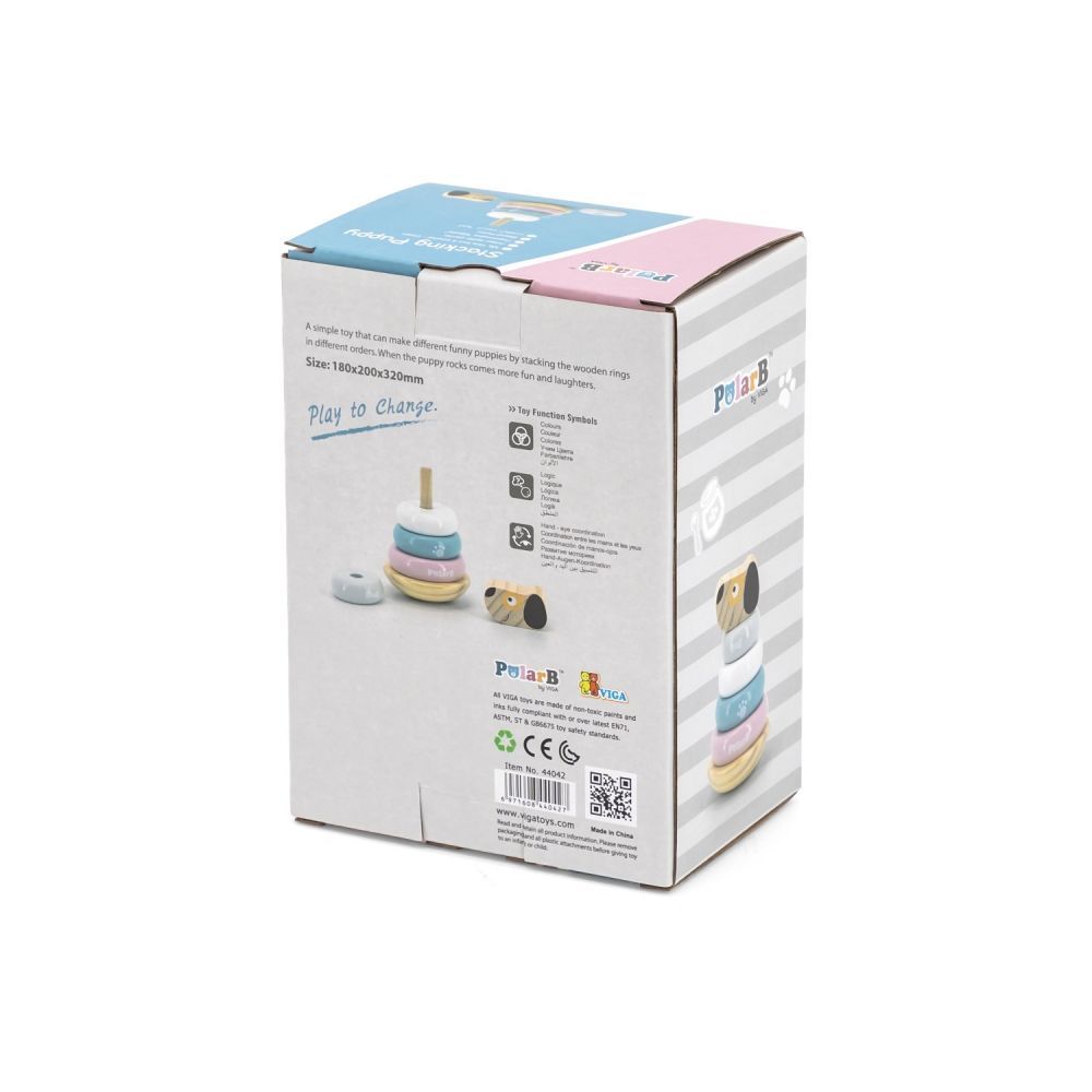 Układanka piramidka piesek Układanka piramidka piesek