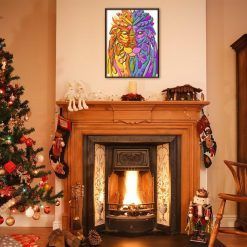 Zrób swój obraz z ciastoliny Lew