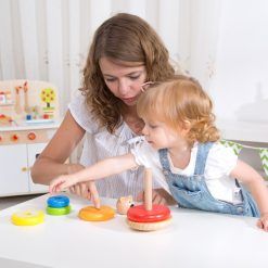 Układanka Piramidka Miś