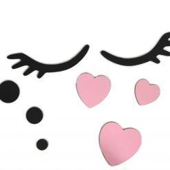 Dekoracja oczka z serduszkami