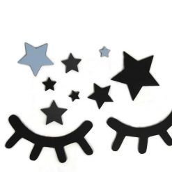 Oczka z niebieskimi gwiazdkami