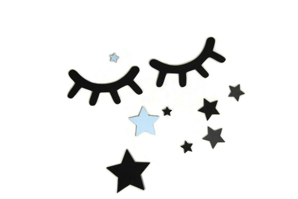 Oczka z niebieskimi gwiazdkami Oczka z niebieskimi gwiazdkami