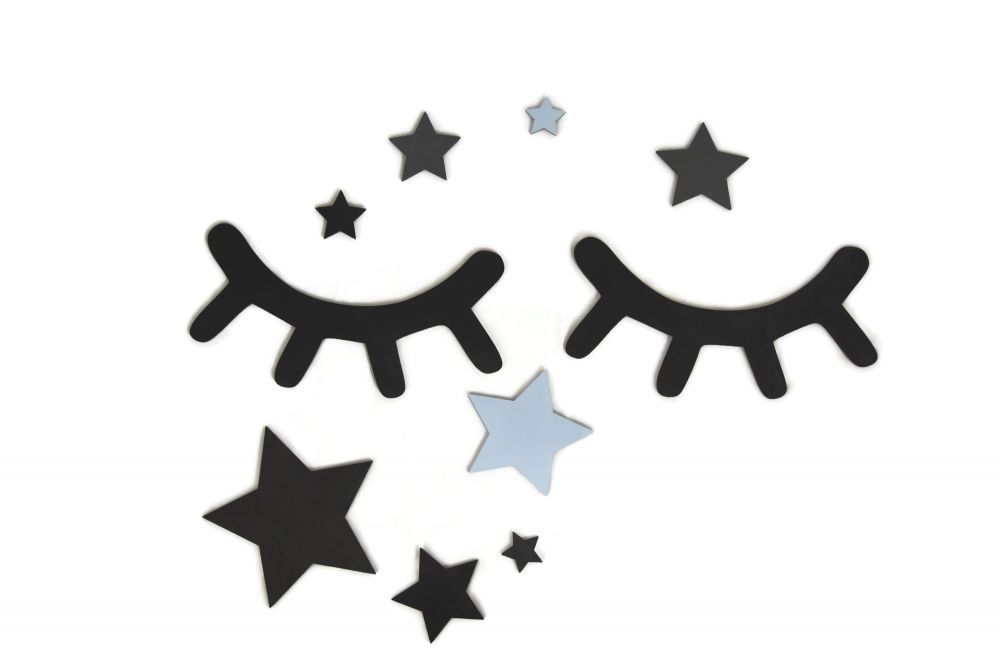 Oczka z niebieskimi gwiazdkami Oczka z niebieskimi gwiazdkami