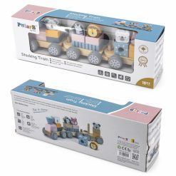 Kolejka z wagonikami do ciągnięcia