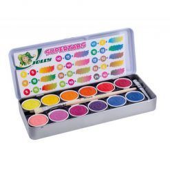 Farbki 24 Kolory Plus Biała i Pędzle