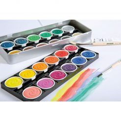 Farbki 24 Kolory Plus Biała i Pędzle