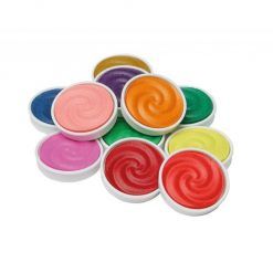 Farbki 24 Kolory Plus Biała i Pędzle