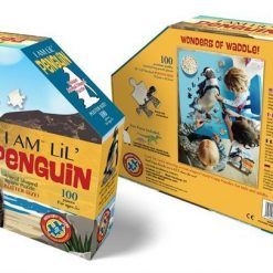 Puzzle konturowe I AM - Pingwin 100 el.