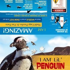 Puzzle konturowe I AM - Pingwin 100 el.