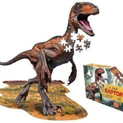 Puzzle konturowe I AM RAPTOR