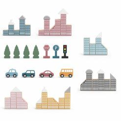 Makieta z Klockami Miasto 56 el.