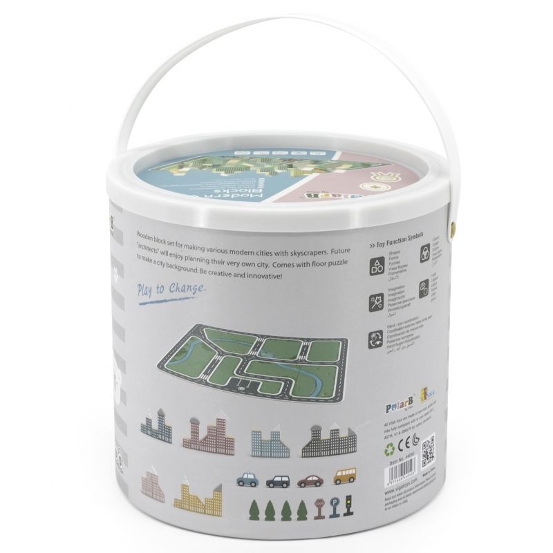 Makieta z Klockami Miasto 56 el. Makieta z Klockami Miasto 56 el.