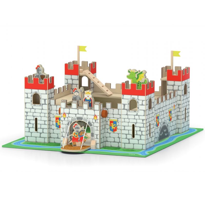 Zamek Drewniany Figurki Zamek Drewniany Figurki