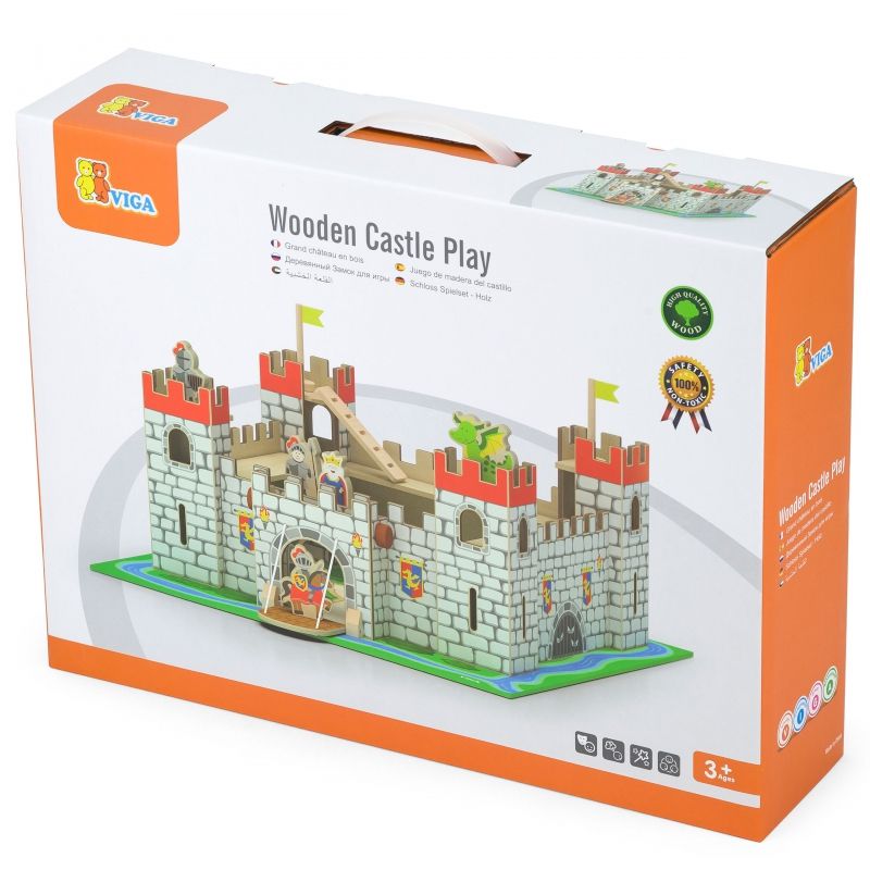 Zamek Drewniany Figurki Zamek Drewniany Figurki