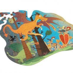 Puzzle konturowe Smok