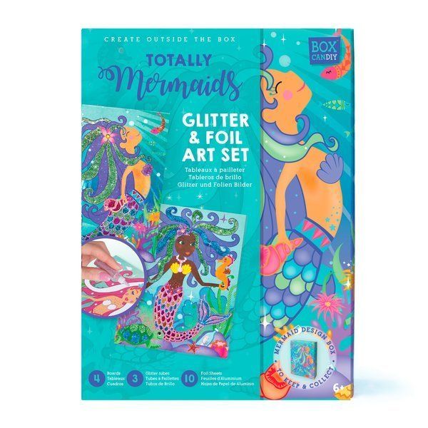 Zestaw artystyczny brokat Syrenki Zestaw artystyczny brokat Syrenki