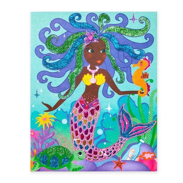 Zestaw artystyczny brokat Syrenki Zestaw artystyczny brokat Syrenki