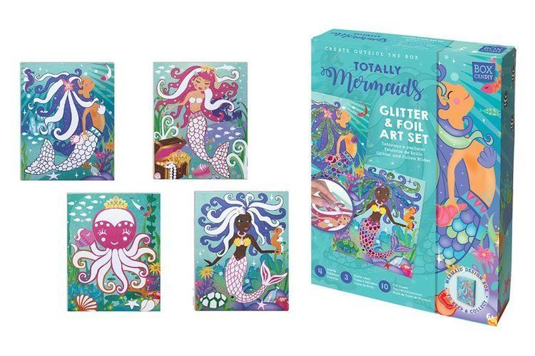 Zestaw artystyczny brokat Syrenki Zestaw artystyczny brokat Syrenki