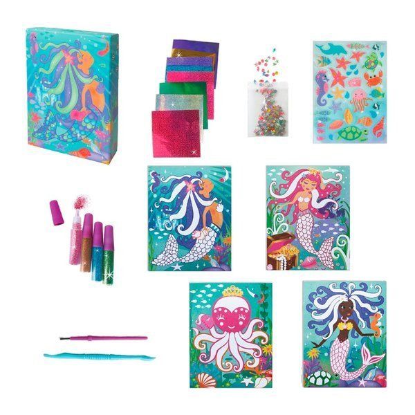 Zestaw artystyczny brokat Syrenki Zestaw artystyczny brokat Syrenki