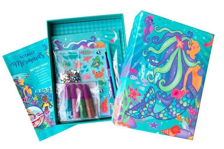 Zestaw artystyczny brokat Syrenki Zestaw artystyczny brokat Syrenki