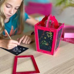 Zestaw kreatywny zdrapka Lampion