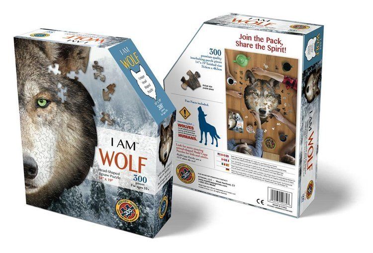Puzzle konturowe I AM – Wilk 300 el. Puzzle konturowe I AM – Wilk 300 el.