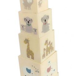 Drewniane kubeczki dla dzieci