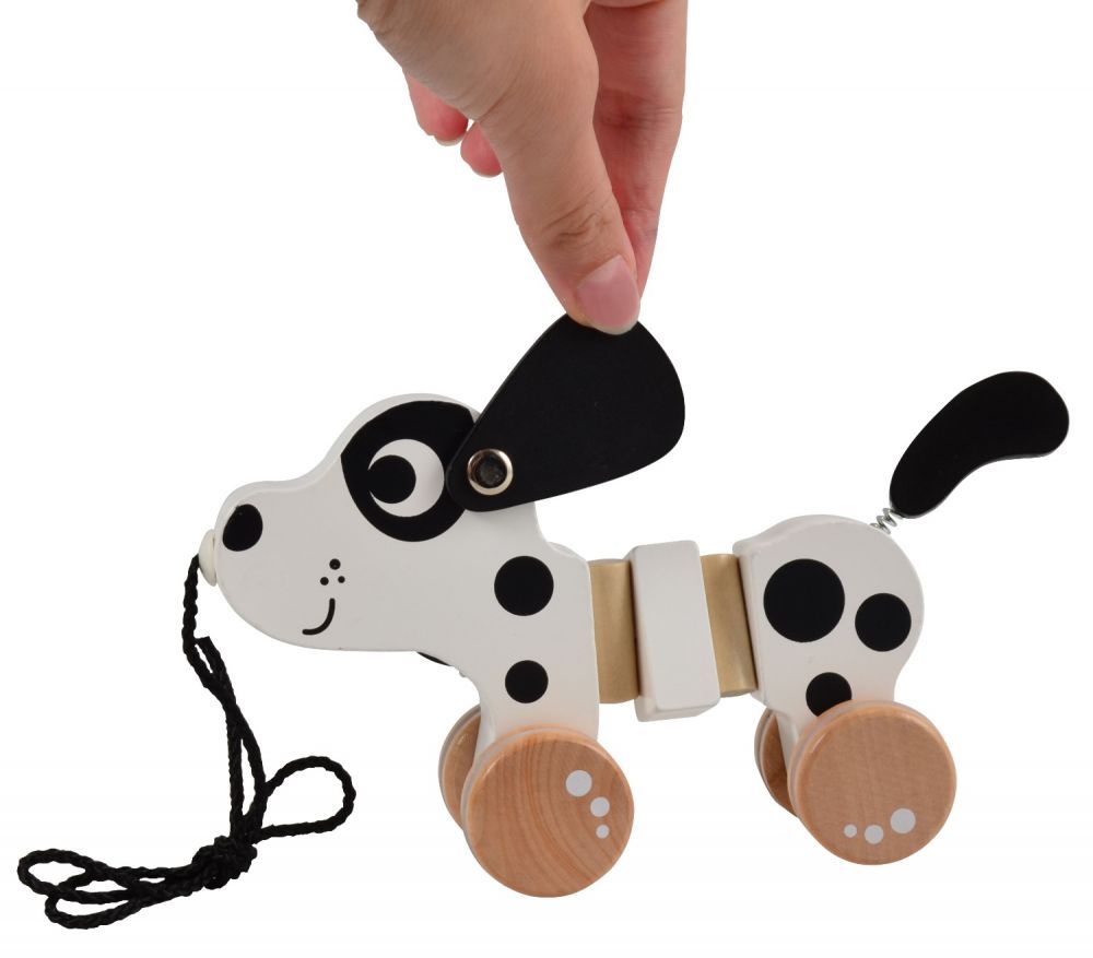 Piesek na sznurku do ciągnięcia Piesek na sznurku do ciągnięcia