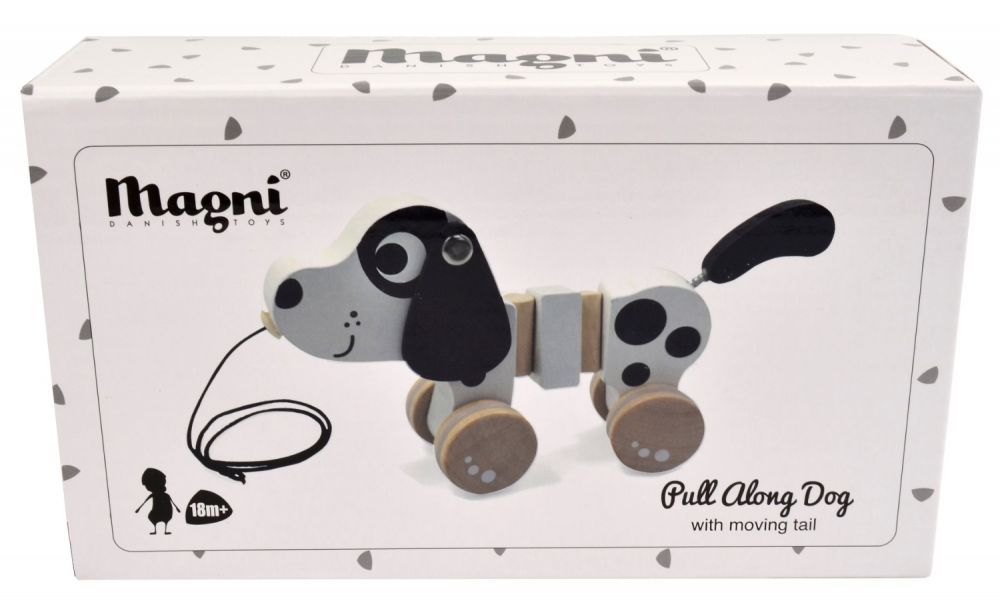 Piesek na sznurku do ciągnięcia Piesek na sznurku do ciągnięcia