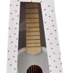 Gitara drewniana szara dla dzieci