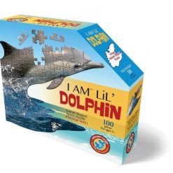 Puzzle konturowe I AM – Delfin 100 el.