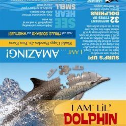 Puzzle konturowe I AM – Delfin 100 el.