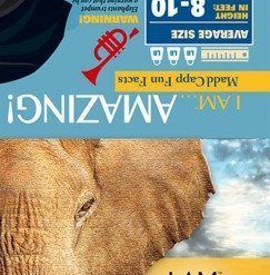 Puzzle konturowe I AM – Słoń 700 el.