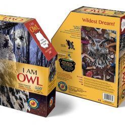 Puzzle konturowe I AM - Sowa 550 el.