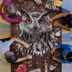 Puzzle konturowe I AM - Sowa 550 el.