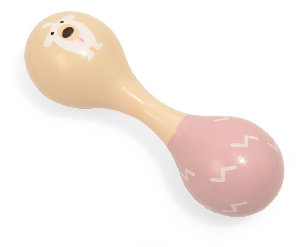 Zestaw muzyczny różowy drewniany Zestaw muzyczny różowy drewniany