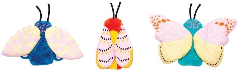 Zestaw 3 pacynek Motyle Zestaw 3 pacynek Motyle
